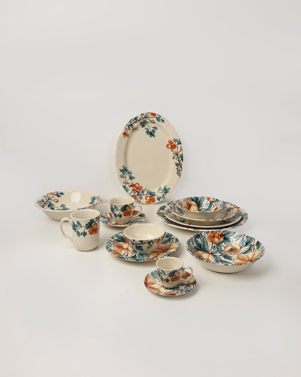 Claytan Dinnerware Collection - Autumn Blossoms - Baitishk