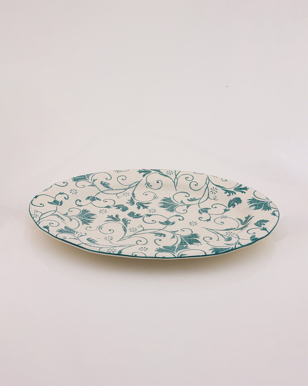 Claytan Dinnerware Collection - Damask Green - Baitishk