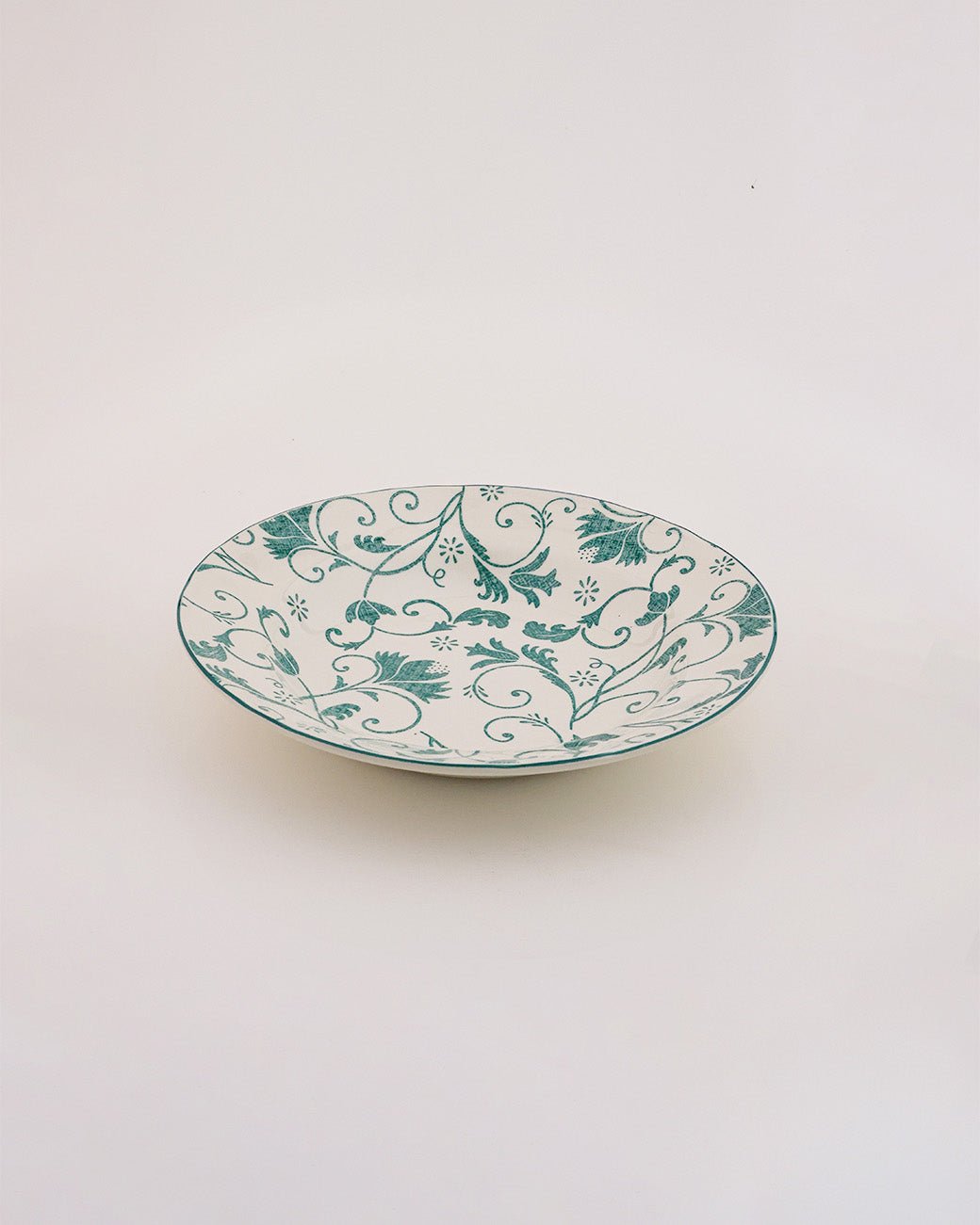 Claytan Dinnerware Collection - Damask Green - Baitishk