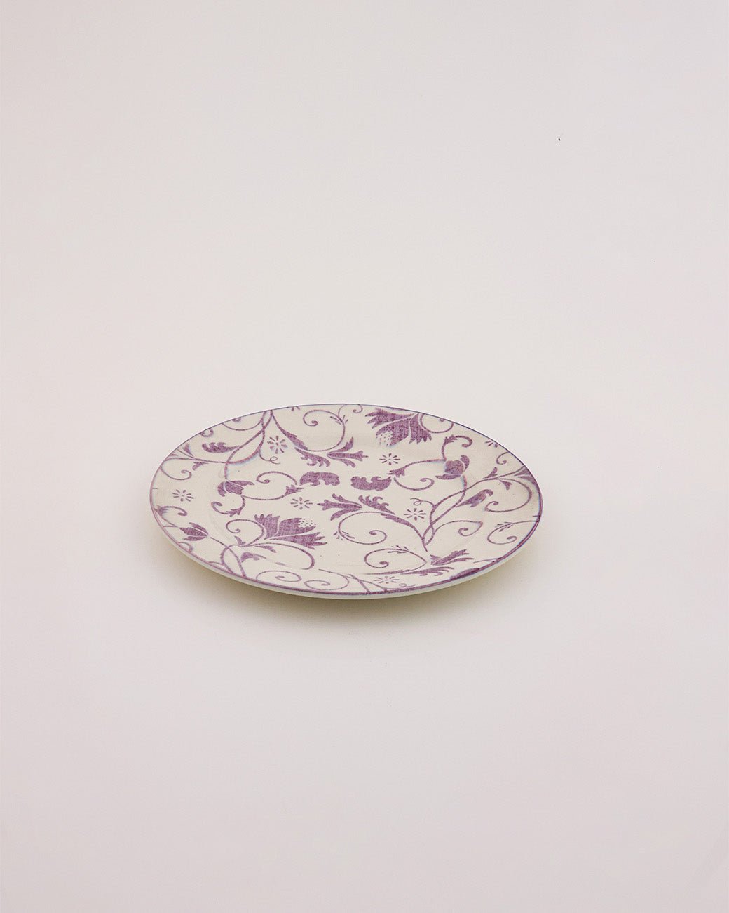 Claytan Dinnerware Collection - Damask Purple - Baitishk
