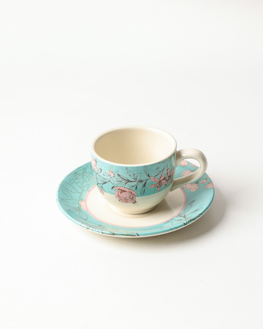 Claytan Espresso Cup Saucer - Garden of Eden - Baitishk