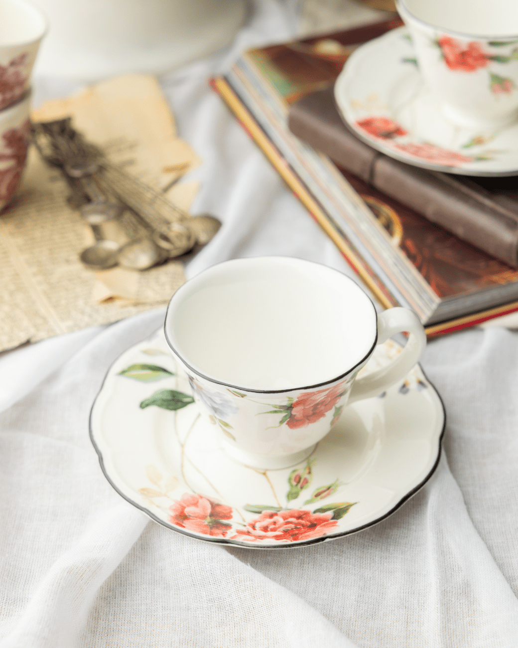 Claytan Espresso Cup Saucer - Priscilla 290 - Baitishk