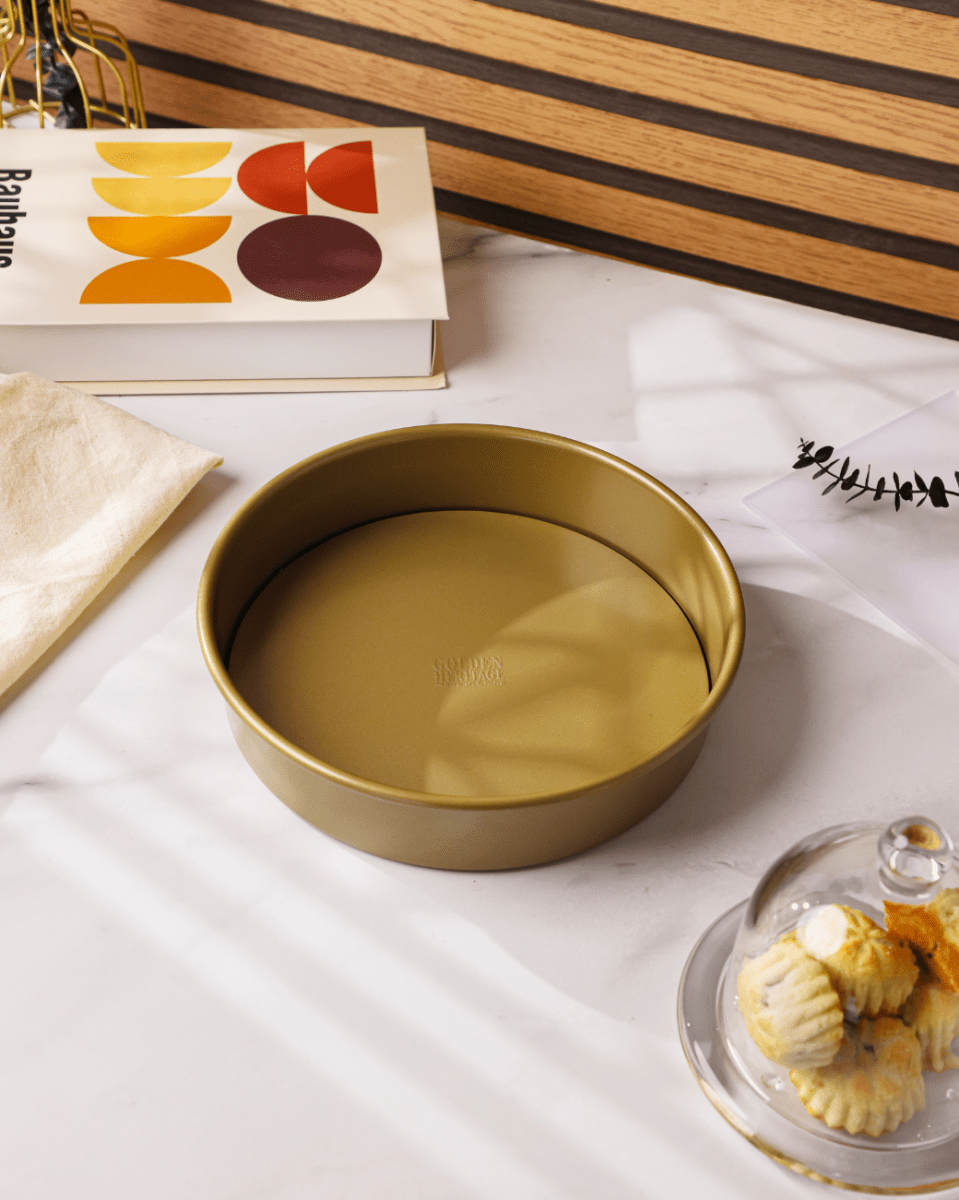 Golden Heritage Round Cake Pan - Baitishk