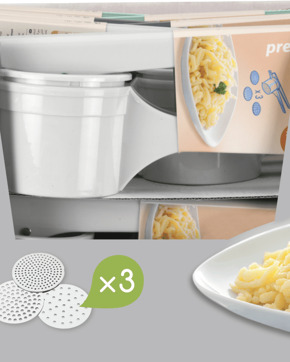 Metaltex Potato Masher "Pressy" with 3 Disks - Baitishk