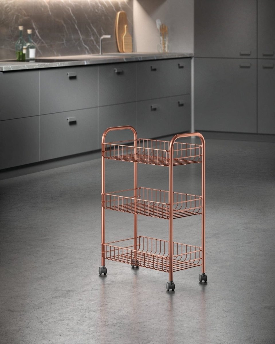 Metaltex Rolling Cart Copper - Baitishk