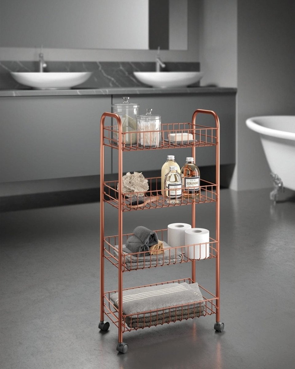 Metaltex Rolling Cart Copper - Baitishk