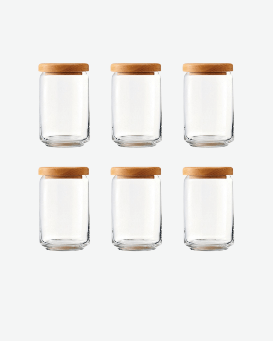 Ocean Jar with Wood Lid , 750ml - Baitishk