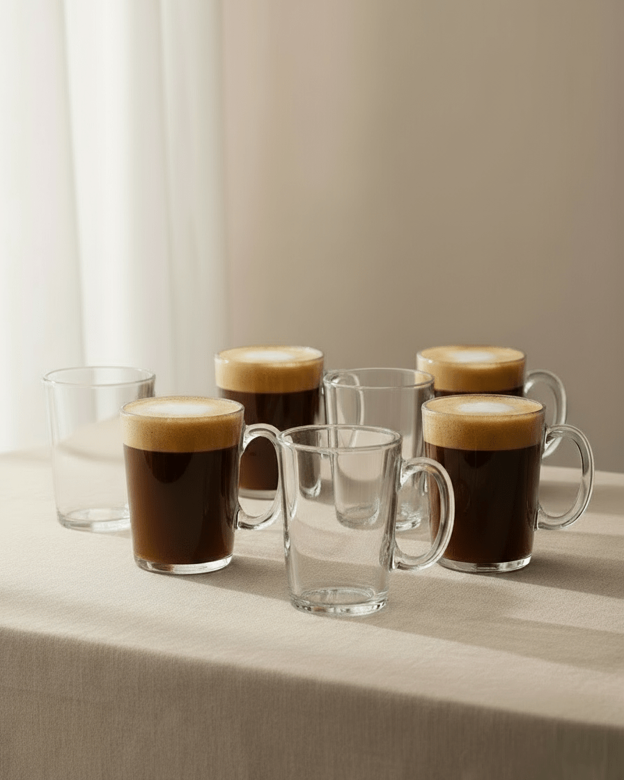 Ocean Nouveau Coffee Glass Set - Baitishk