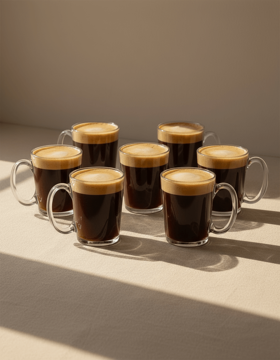 Ocean Nouveau Coffee Glass Set - Baitishk