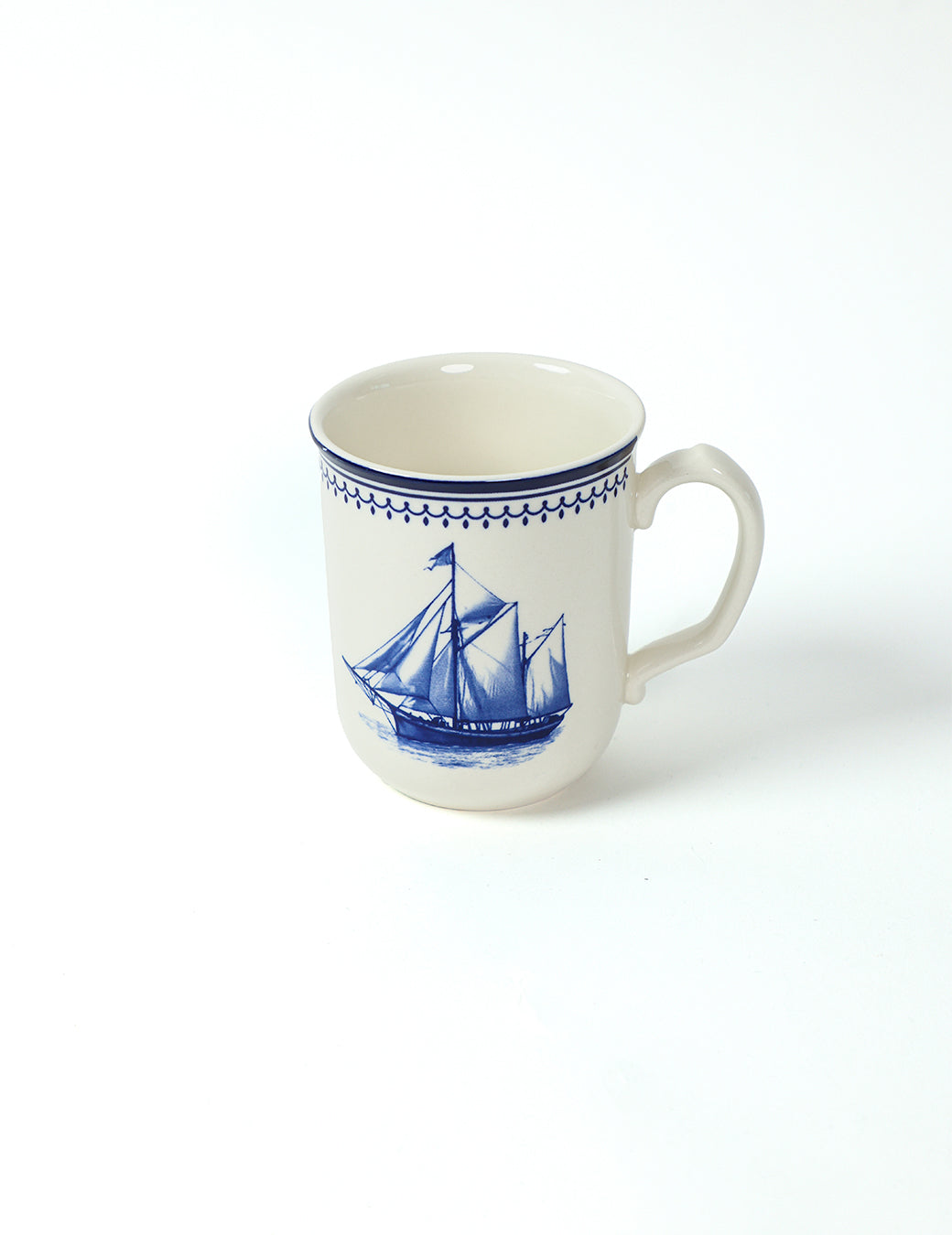 Claytan Mug, Clipper Ship Blue