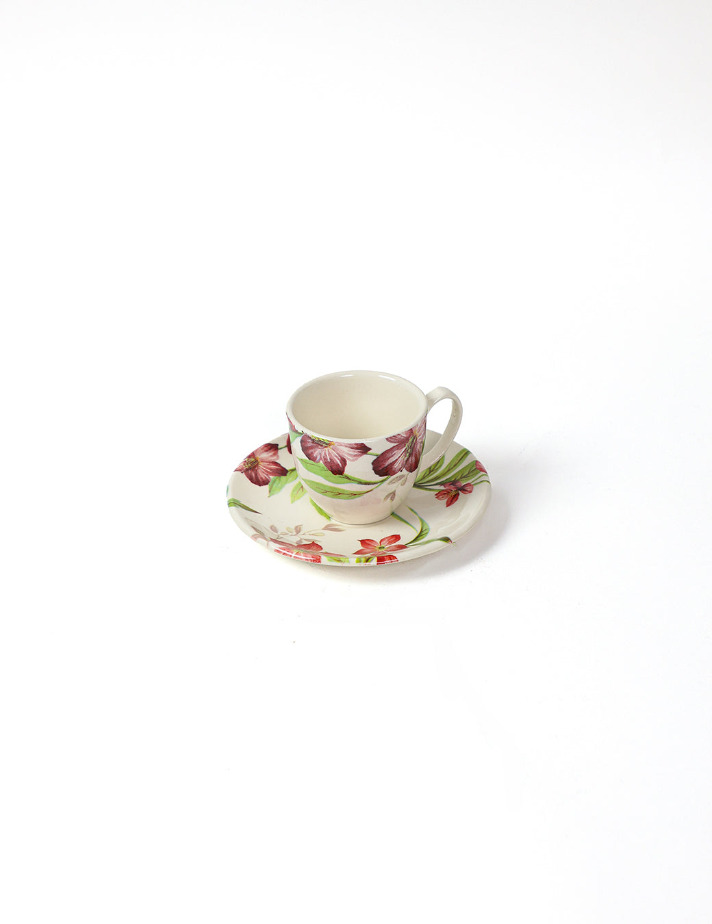 Claytan Espresso Cup & Saucer - Summer Cottage