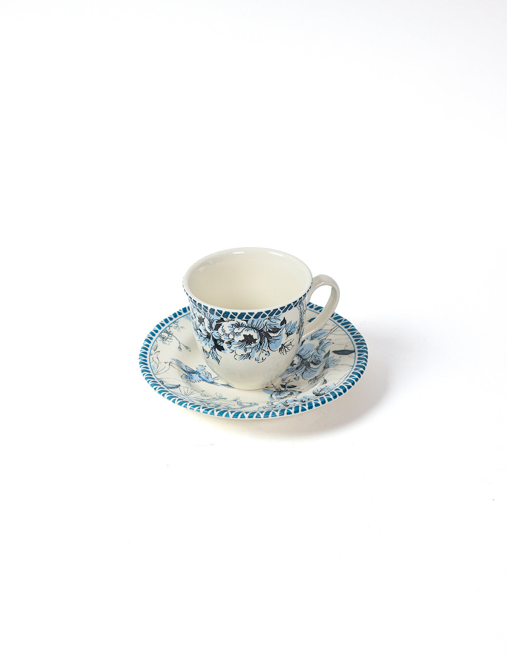 Claytan Cup & Saucer - Vintage Garden