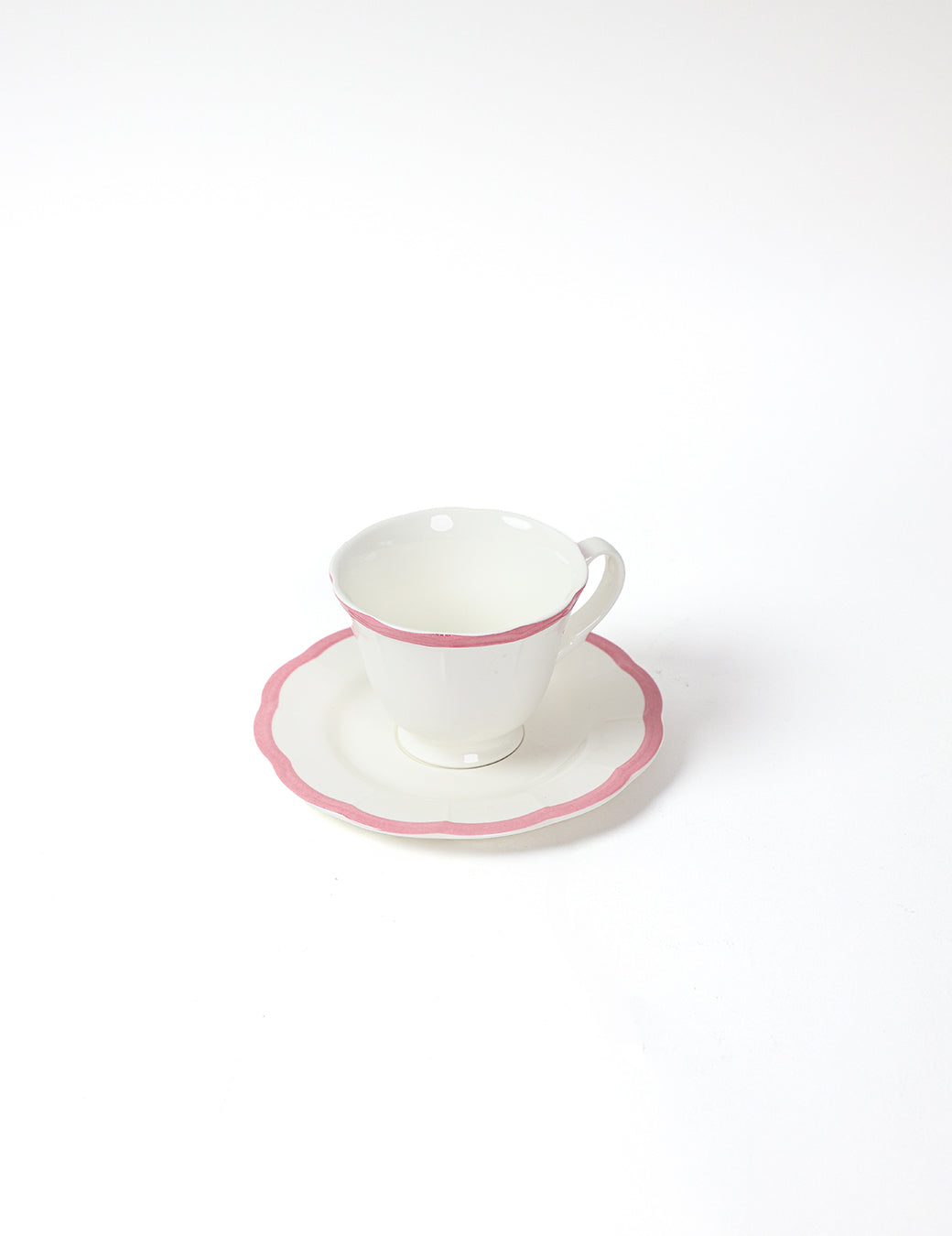 Claytan Chiara Footed Cup & Saucer - Chiara Light Pink