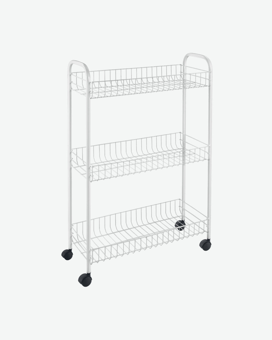 Plastic Coated 3-tier Sum Laundry Cart