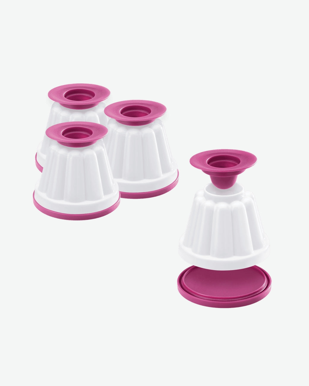 Set 4 Pudding Moulds