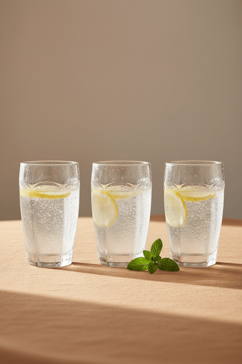 Chivalry 3-Piece Beverage Glass Set