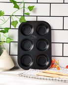 Bakers Select 6 Cup Muffin Pan - Baitishk