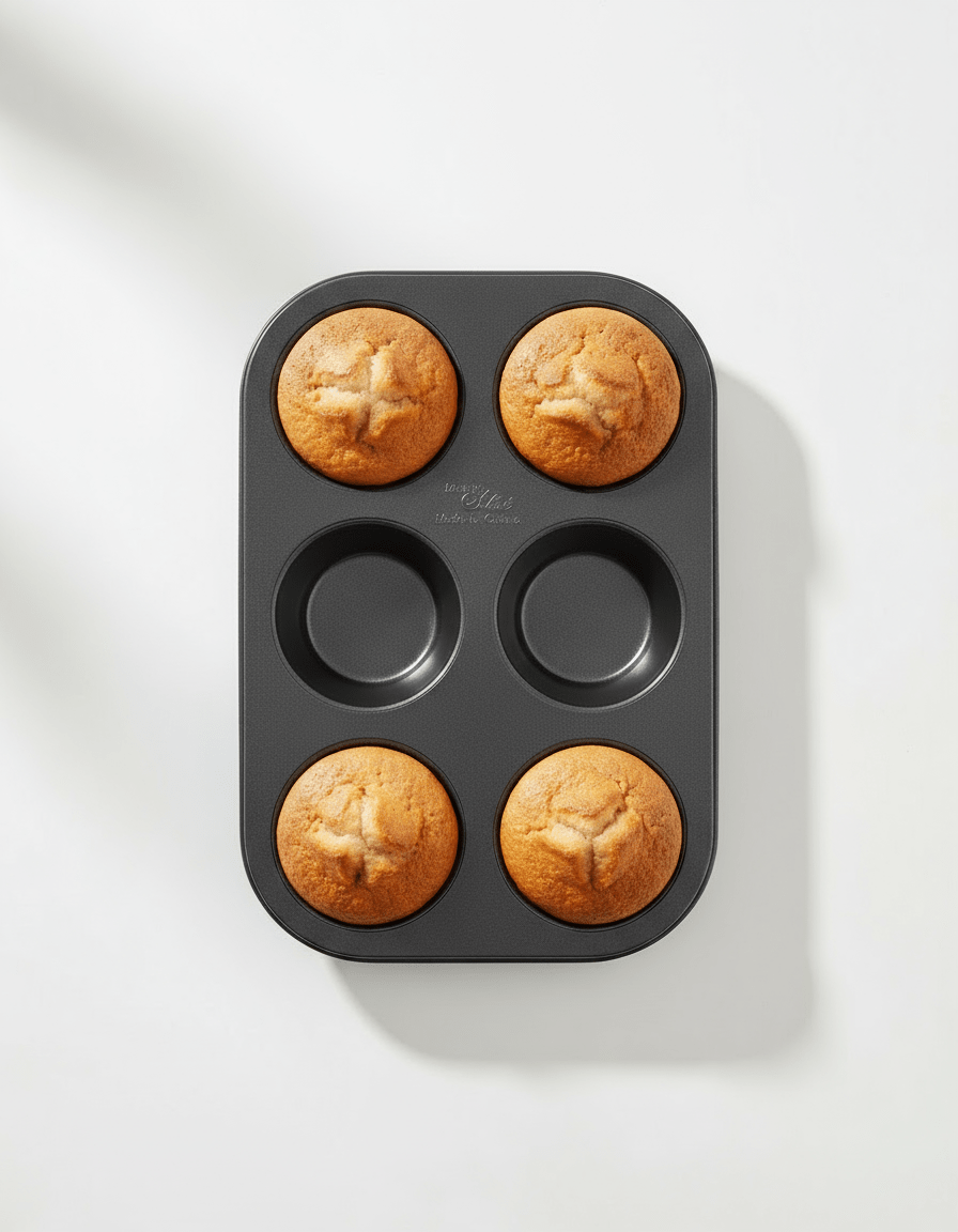 Bakers Select 6 Cup Muffin Pan - Baitishk