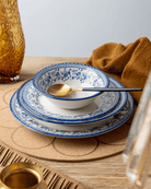Claytan 24 Piece Dinner Set - Aster Blue - Baitishk