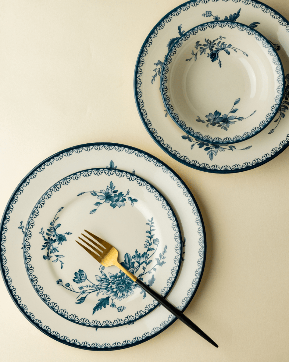 Claytan 24 Piece Dinner Set - Serenity Blue - Baitishk