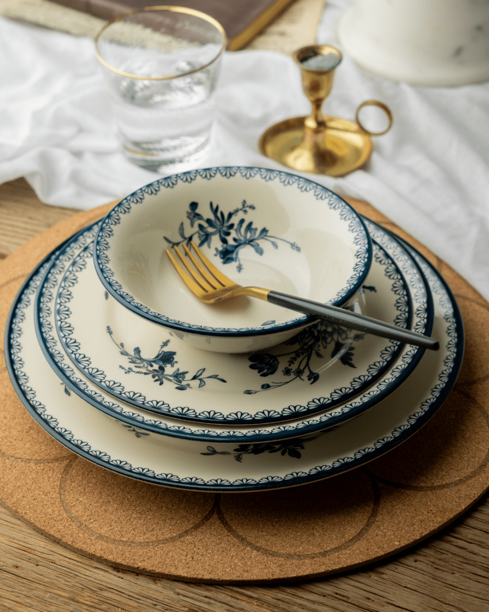 Claytan 24 Piece Dinner Set - Serenity Blue - Baitishk