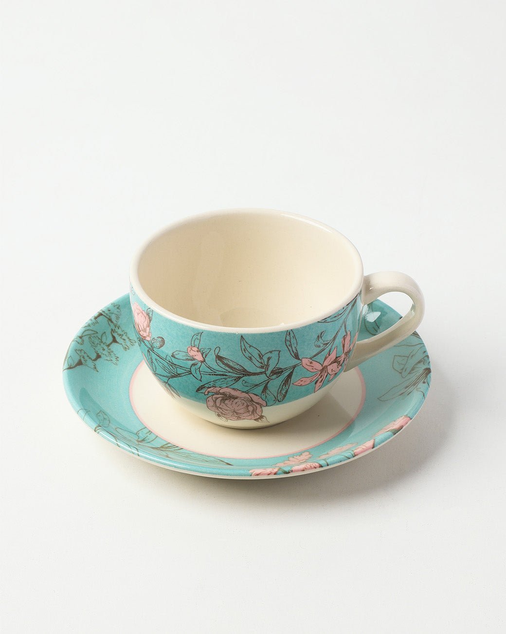Claytan Cup & Saucer - Garden of Eden - Baitishk
