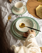 Claytan Dinner Set , Aster Green - Baitishk