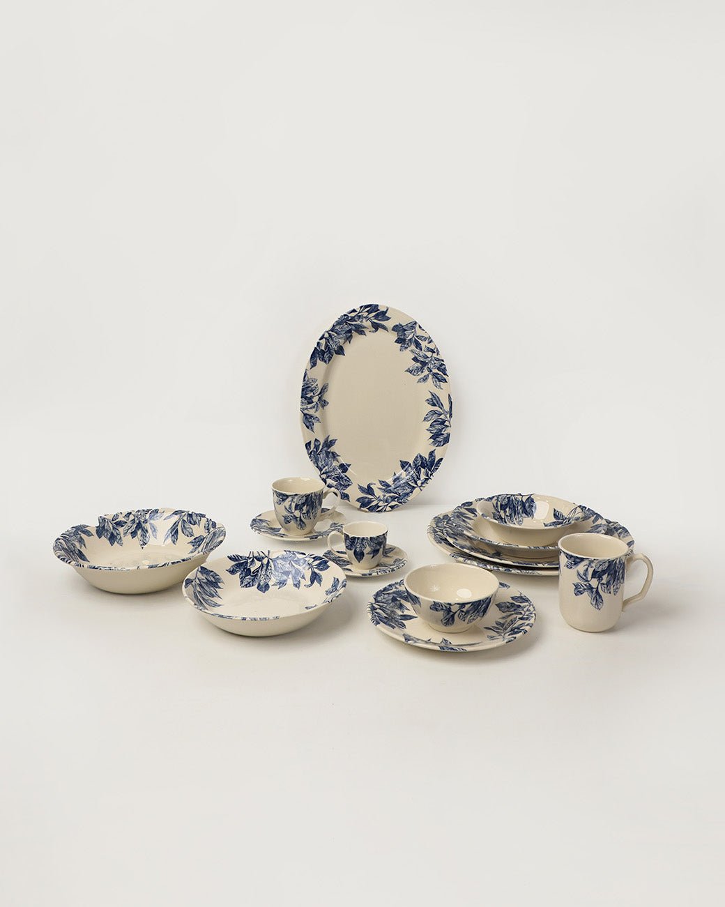Claytan Dinnerware Collection - Botanical Leaf - Baitishk