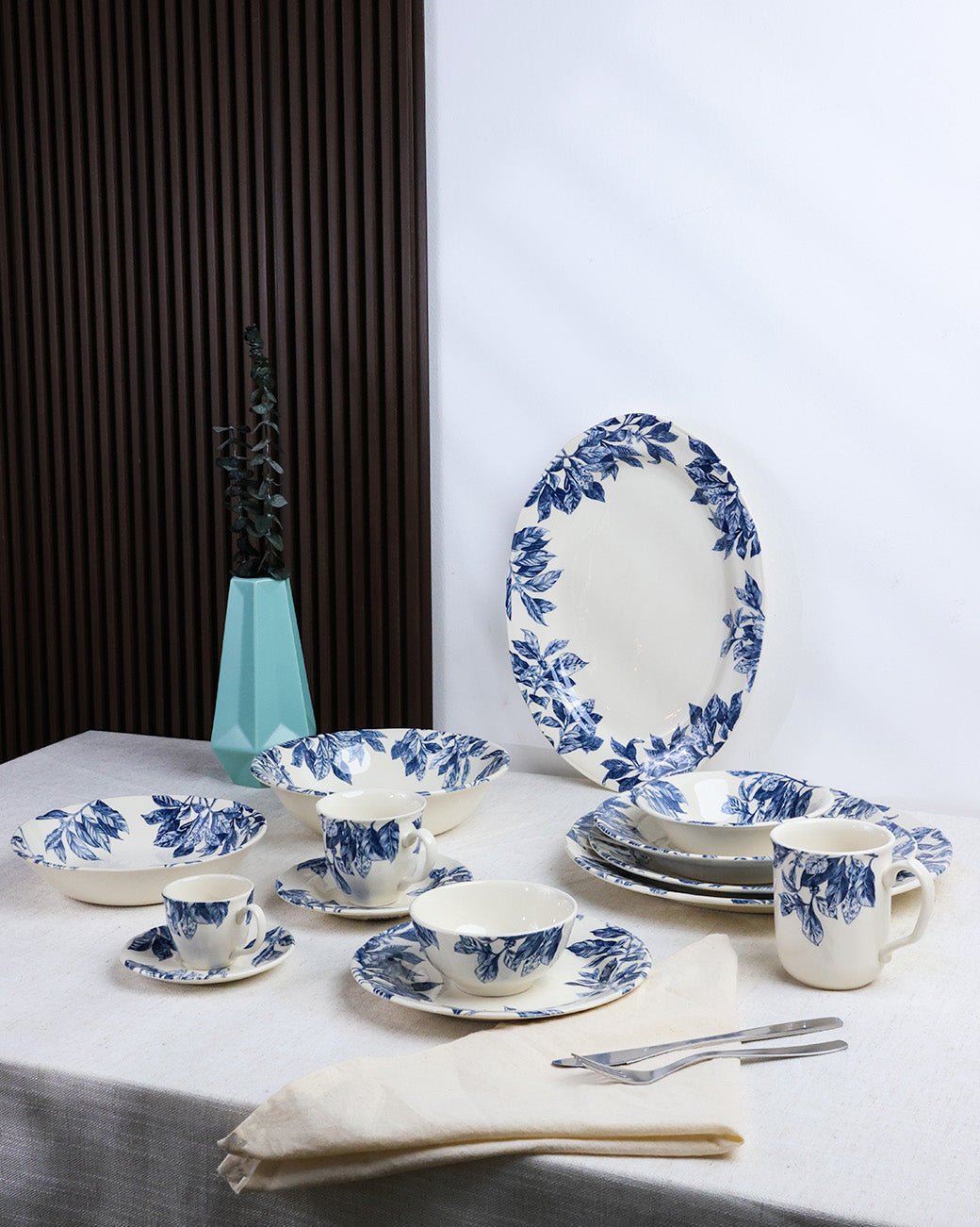 Claytan Dinnerware Collection - Botanical Leaf - Baitishk