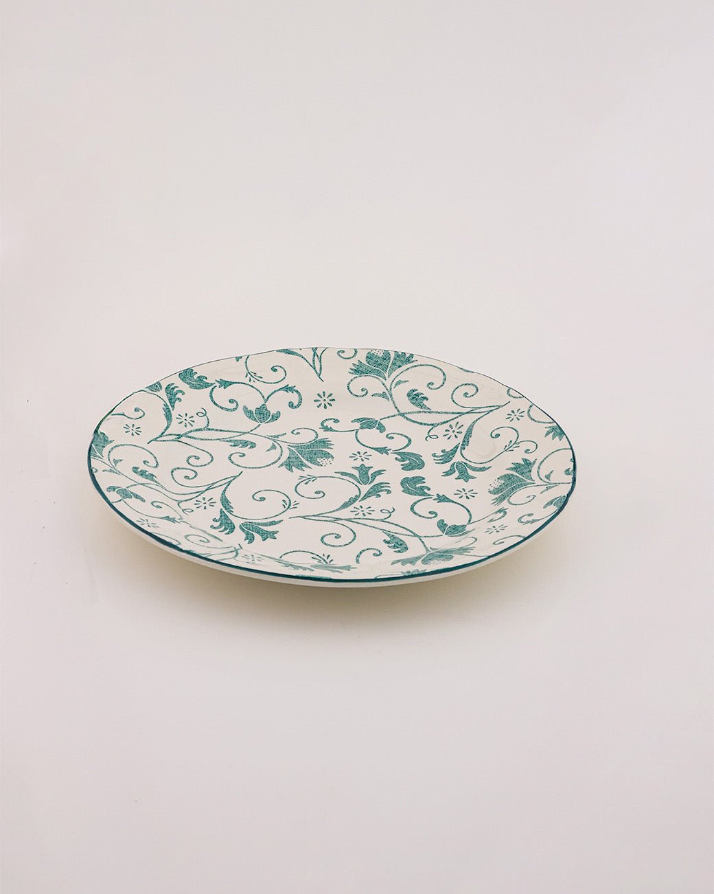 Claytan Dinnerware Collection - Damask Green - Baitishk