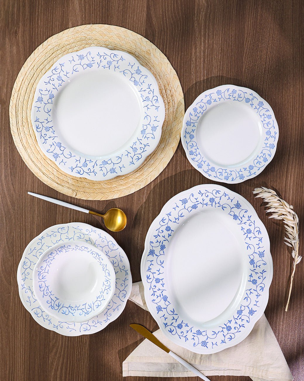 Claytan Dinnerware Collection - Floral Joint - Baitishk
