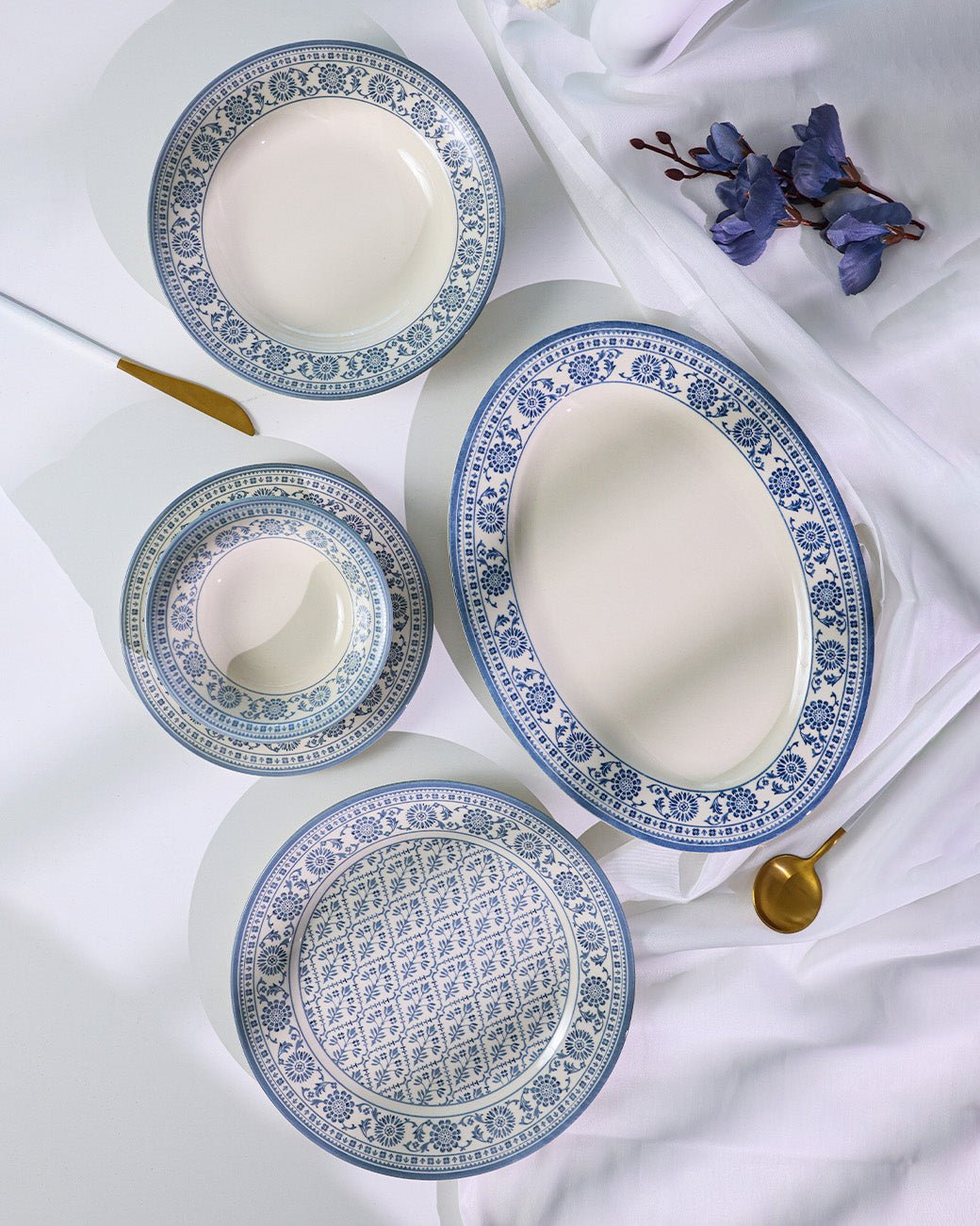 Claytan Dinnerware Collection - Plethora Grey - Baitishk