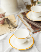 Claytan Espresso Cup Saucer - Chiara Yellow - Baitishk