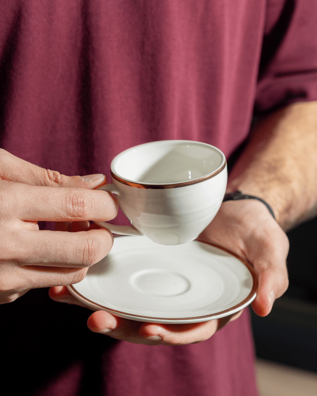 Claytan Espresso Cup Saucer - City Gold - Baitishk