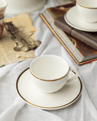 Claytan Espresso Cup Saucer - City Gold - Baitishk