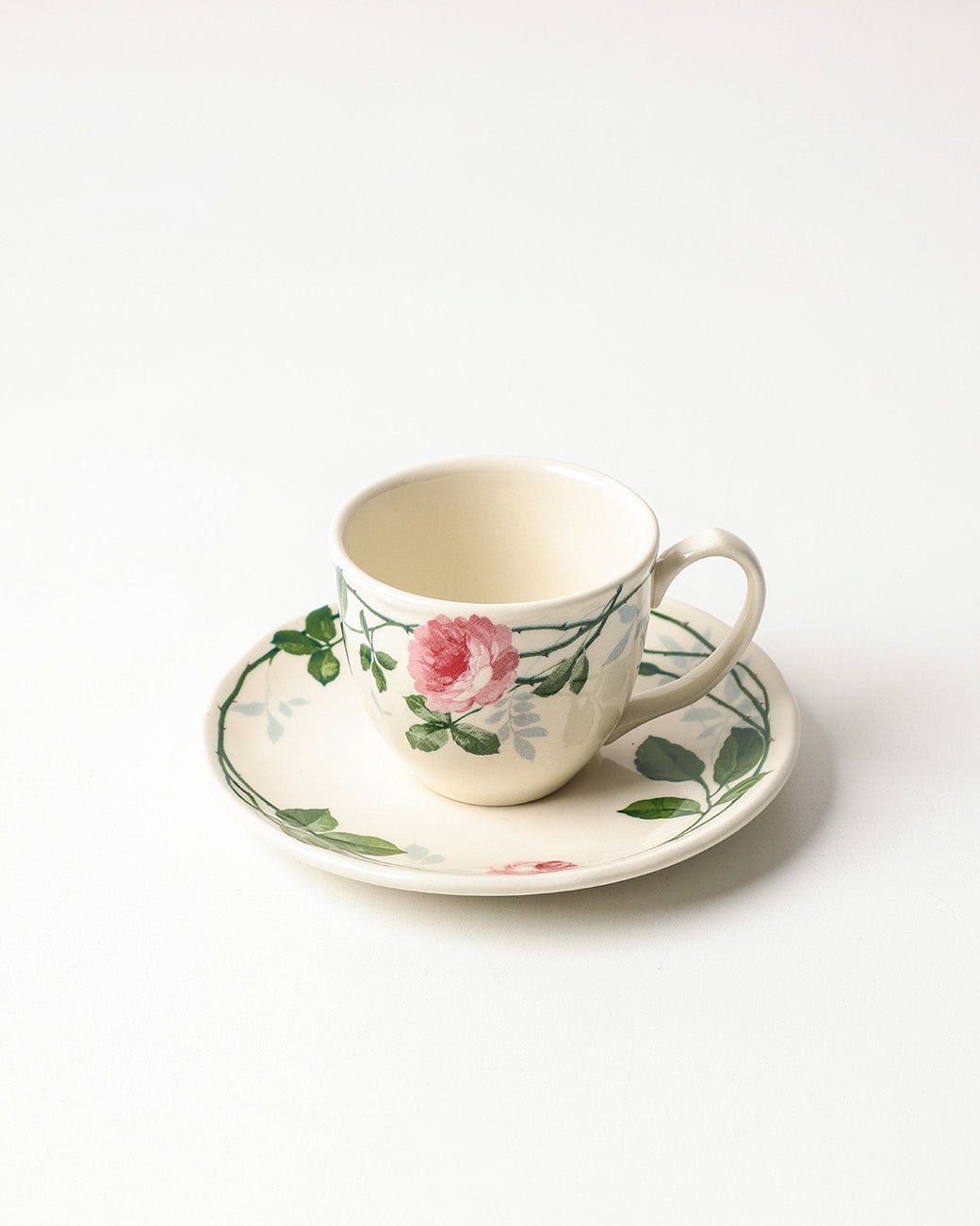Claytan Espresso Cup Saucer - Humble Rose - Baitishk