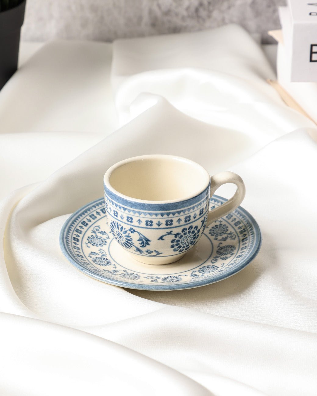 Claytan Espresso Cup Saucer - Plethora Grey - Baitishk