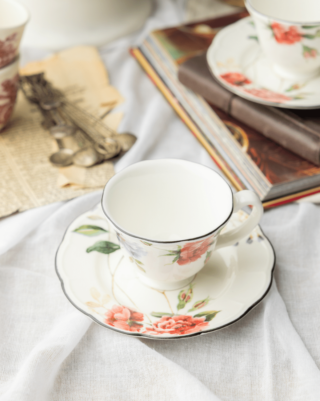 Claytan Espresso Cup Saucer - Priscilla 290 - Baitishk