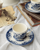 Claytan Espresso Cup Saucer - Windmill Blue - Baitishk