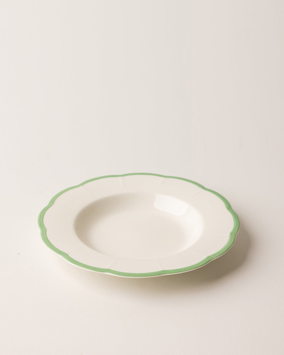 Claytan Soup Plate - Chiara Green - Baitishk