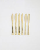 Gold Plated Layluck Fruit Knife – 6 Pcs - Baitishk