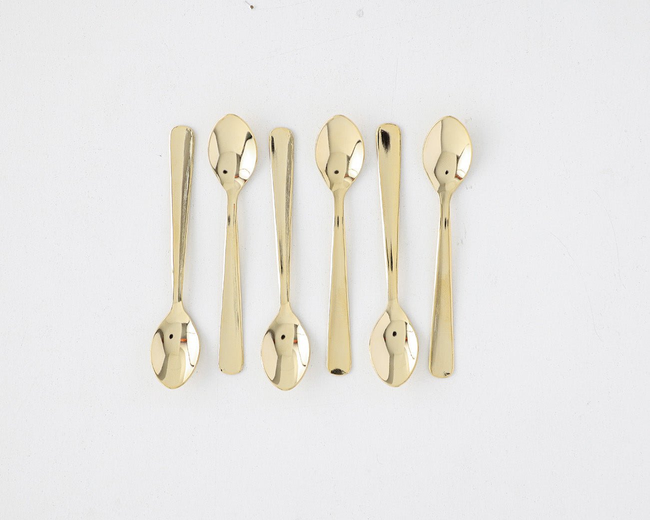Gold Plated Layluck Mocca Spoon – 6 Pcs - Baitishk