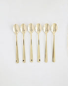 Gold Plated Layluck Soda Spoon – 6 Pcs - Baitishk