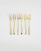 Gold Plated NCF Dessert Fork – 6 Pcs - Baitishk