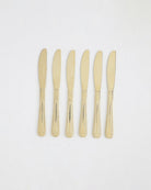 Gold Plated NCF Dessert Knife – 6 Pcs - Baitishk