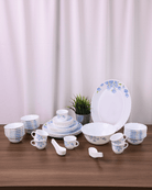 La Opala Classique Dinner Set, Aster Blue - Baitishk