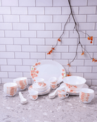 La Opala Classique Dinner Set, Aster Pink - Baitishk