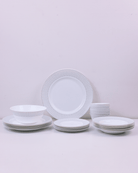 La Opala Velvet Dinner Set , Stella Grey - Baitishk