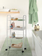 Metaltex 4 Tier Rolling Cart Pisa MT044