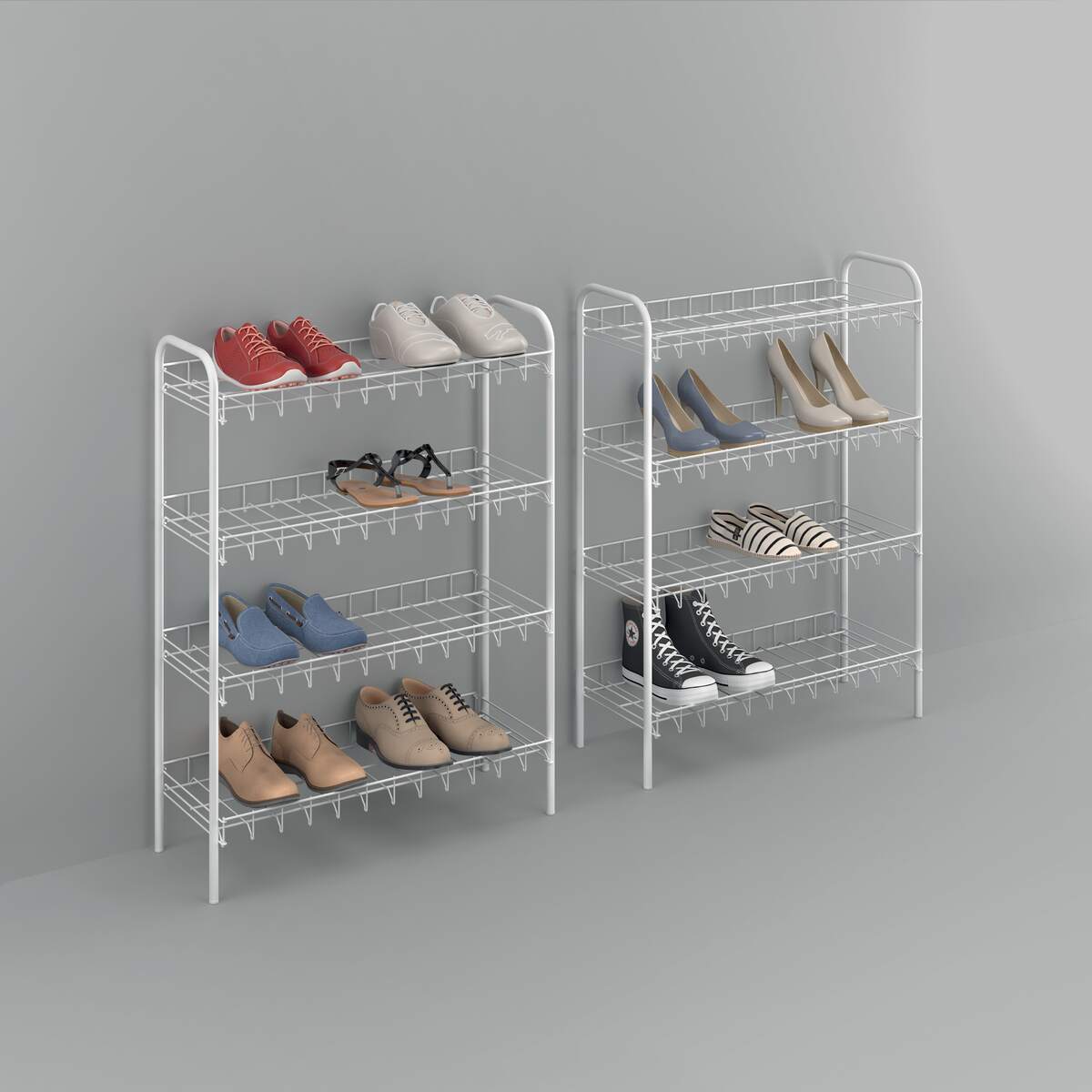 Metaltex 8 Tier Shoe Rack - Baitishk
